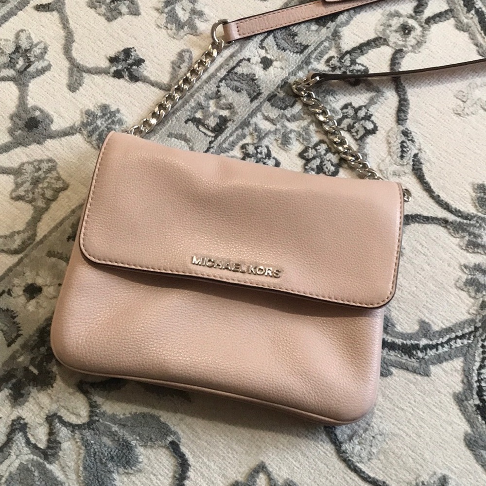Michael Kors Bedford Leather Crossbody in Ballet